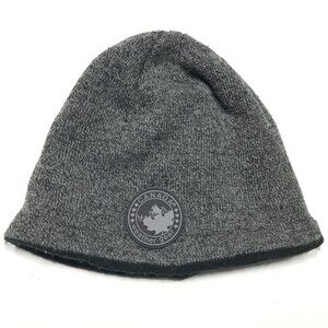 Canada Weather Gear Gray Knit Beanie Cap Hat w/ Thermal Plush Lining